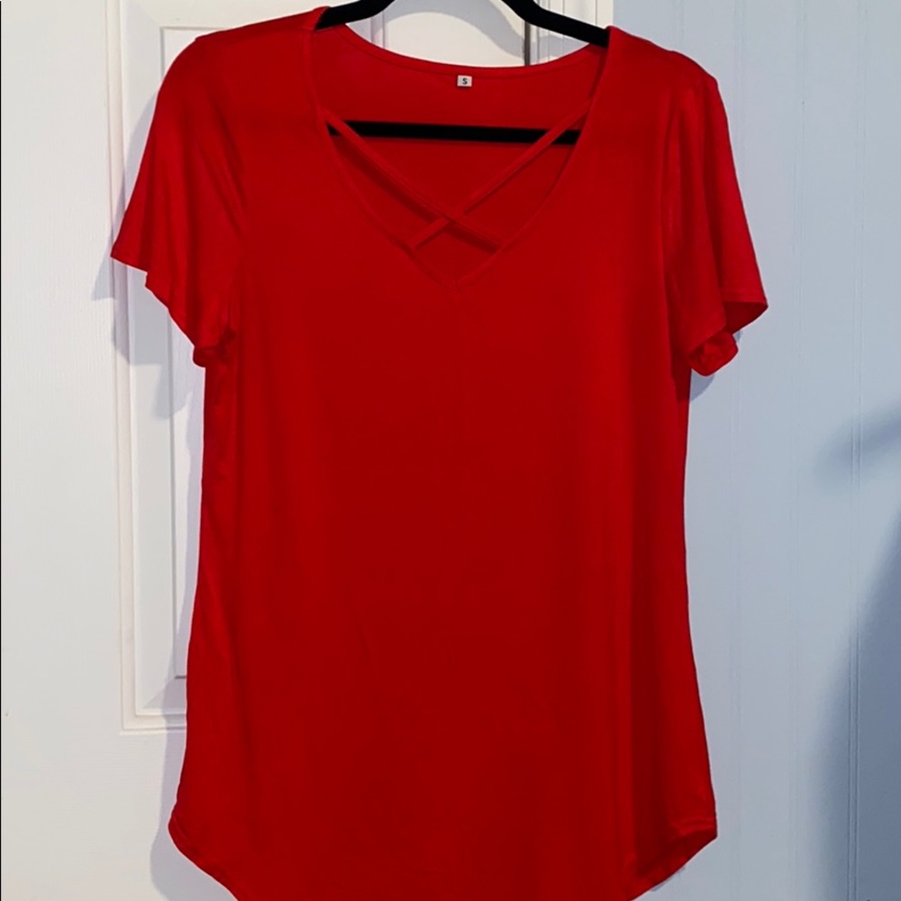 Red T-shirt/Tunic